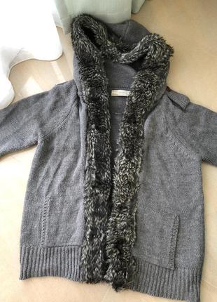 Теплий кардиган zara