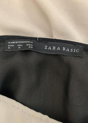 Красивая молочная блуза zara7 фото