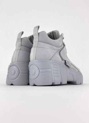 Женские ботинки ms sneakers grey4 фото