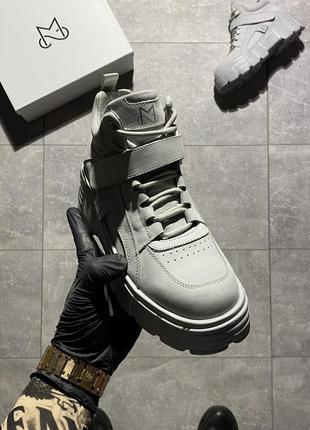 Женские ботинки ms sneakers grey8 фото