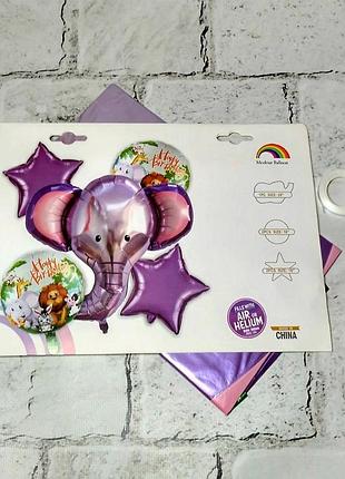 Повітряні кульки, набір слоник