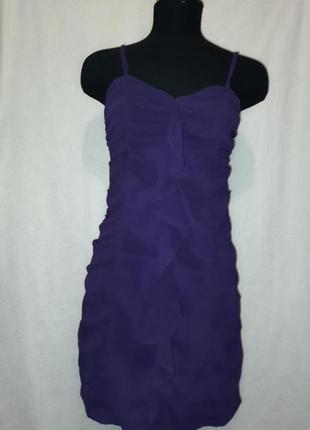 Платье темно фиолетовый цвет