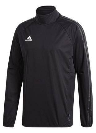 Кофта тренировочная дождевик adidas condivo 18 rain top climastorm размер m5 фото