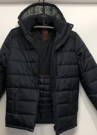 Куртка мужская city classic fashion, зимняя, с съемным капюшоном, утеплитель тинсулейт4 фото
