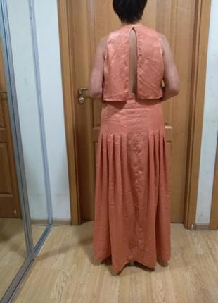Модное стильное платье с красивой спинкой. размер 145 фото