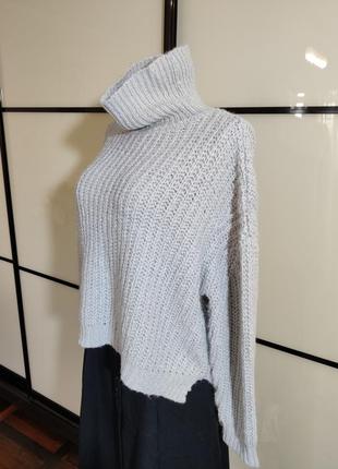 Nlydesign объемный свитер свободного силуэта с высоким горлом с шерстью4 фото