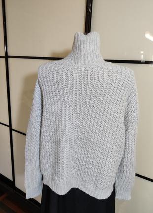 Nlydesign об'ємний светр вільного силуету з високим горлом з вовною5 фото