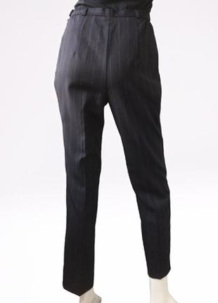 Смугасті завужені брюки шерсть у складі бренду akris, швейцарія, нові без паперових етикеток4 фото