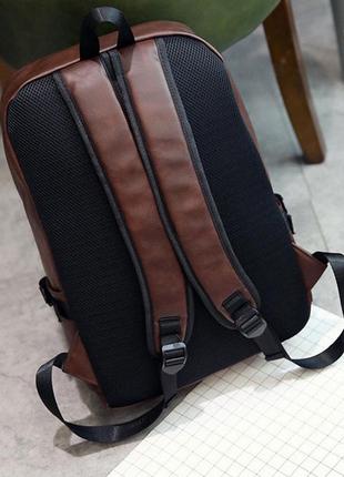 Clikshop повседневный мужской рюкзак pu кожа3 фото