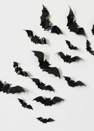 Декор хеллоуин летучие мыши1 фото