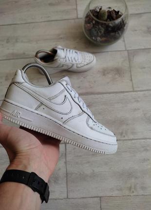 Кожаные кроссовки nike air force low