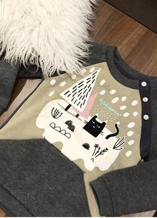 Теплая толстовка с начесом «winter» 98р.