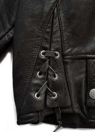 Раритетная винтажная американская мото куртка косуха 90-x avirex usa leather motorcycle jacket10 фото
