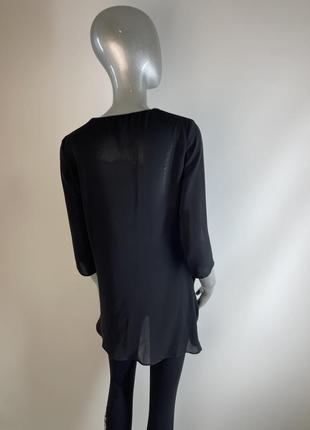 Zara шифонова туніка блузка розмір xs s2 фото