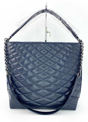 Женская сумка «эрмин» темно синяя