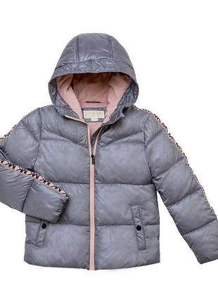 Теплая короткая куртка, пуховик michael kors (оригинал)xs-xxs