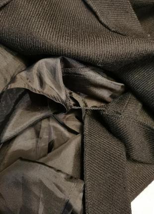 Шерстяное платье hobbs миди сарафан со складской шлица разрез спереди расклешенное и офисное шерсть8 фото