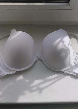 Бюстгальтер 70d, бюстгалтер белый гладкий