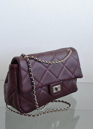 Сумка стьобана на ланцюжку s00-0187