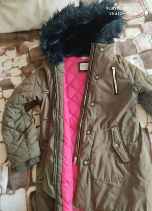 Парка пальто куртка john lewis на девочку 134-140 см 8-10 лет7 фото