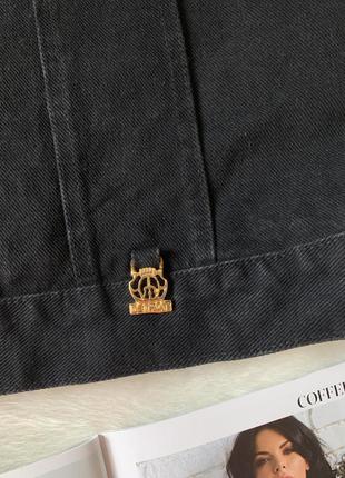 Шикарна джинсова ексклюзивна вінтажна жилетка6 фото