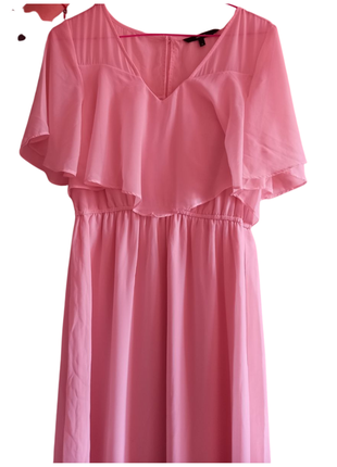 Нежно-розовое платье vero moda5 фото