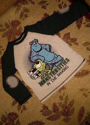 Классный яркий реглан disney корпорация монстров