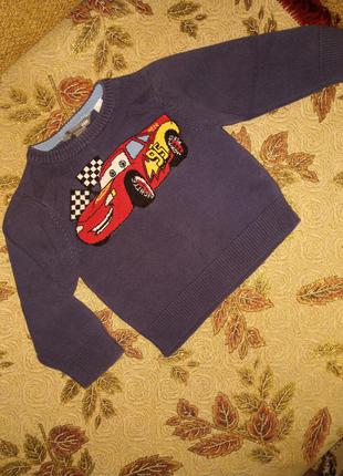 Классный  свитер дисней тачки disney cars h&m