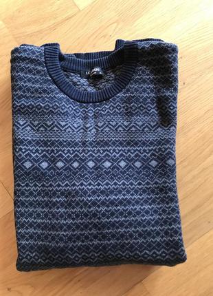 Теплий светр чоловічий класичний