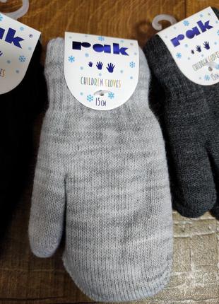 Варежки  рукавицы перчатки для мальчика хлопчика 7-9лет 15см5 фото