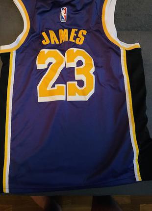 Джерси nike los angeles lakers игрока lebron james3 фото