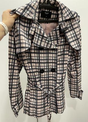Легкий плащ у клітку, reserved, розмір s-m