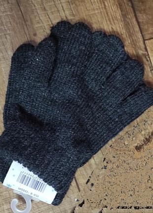 Перчатки шерстяные варежки рукавицы для мальчика хлопчика 9-10лет2 фото