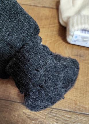 Перчатки шерстяные варежки рукавицы для мальчика хлопчика 9-10лет4 фото