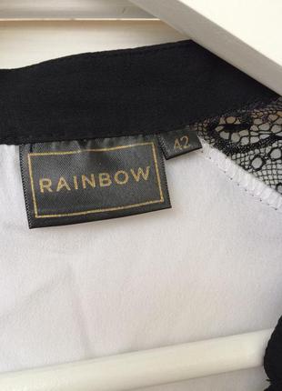 Шикарная блуза с красивым кружевом rainbow2 фото