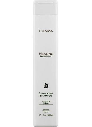 Стимулирующий шампунь от выпадения волос l'anza healing nourish stimulating shampoo