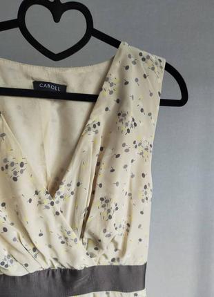 Шелковое платье caroll 2