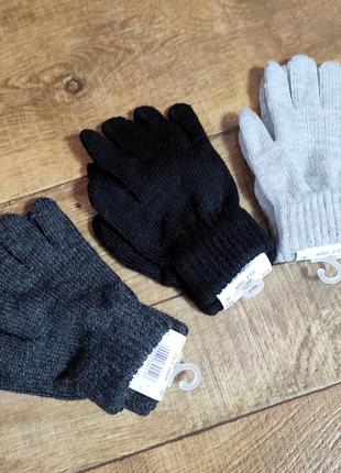 Перчатки шерстяные варежки рукавицы для мальчика хлопчика 9-10лет1 фото