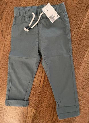 Котонові штани н&м хлопчику на 2-3 роки