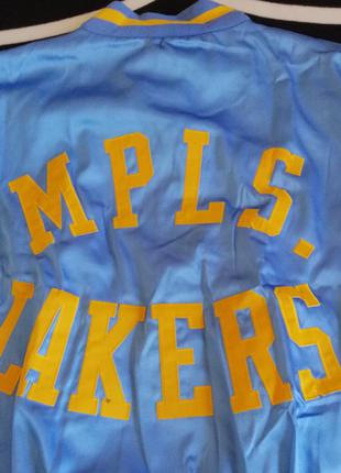 Оригинал. бомбер mitchell & ness x hardwood classics xnba mpls lakers8 фото