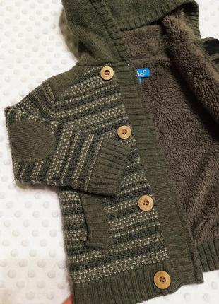 Класний тепла кофта на змійці 2/3 року