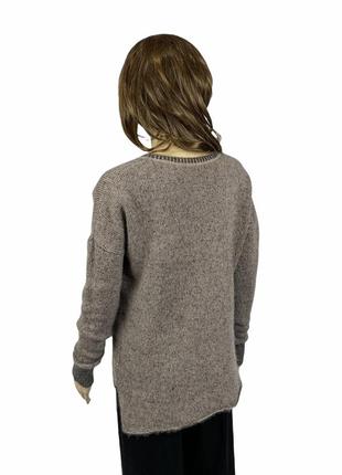 100% кашеміровий светр з асиметричним низом3 фото
