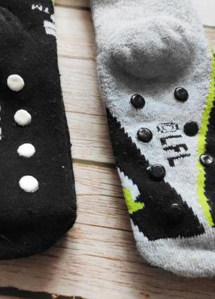Махровые носки махрові шкарпетки 27/30 4-6 лет  disney star wars антискользящие  со стоперами3 фото
