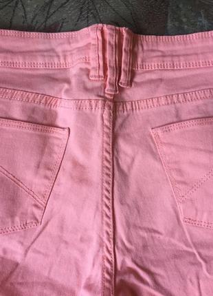 Стретч джинсы, яркие новые , размер s,коттон 98%,2% эластин7 фото