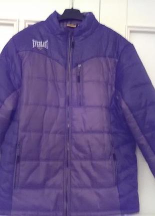 Куртка everlast унисекс  на флисовой подкладке.см. замеры