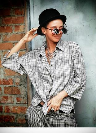 Рубашка в клетку condor коттон хлопок