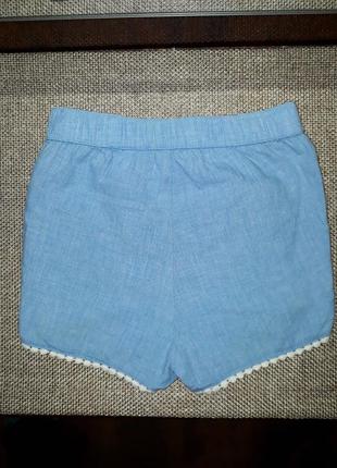 Літні джинсові шорти h&m на дівчинку 12-18 міс2 фото