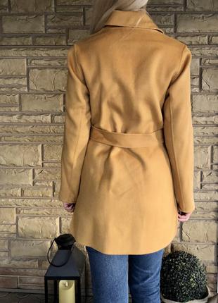 Levinson шерстяное пальто /горчичное пальто милитари 🍁6 фото