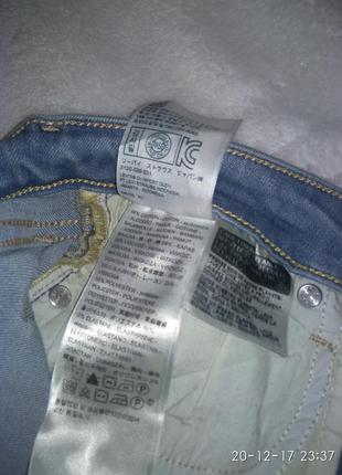 Джинсы levis 711 skinny оригинал3 фото