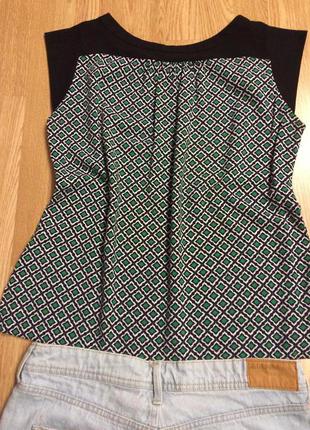 Фирменная хлопковая блуза dorothy perkins,яркая блузочка+подарок шарф4 фото